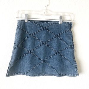 💙VTG 90s denim mini skirt